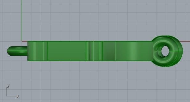 Girl and boy pendant 2401 3D print model 3D print model_7