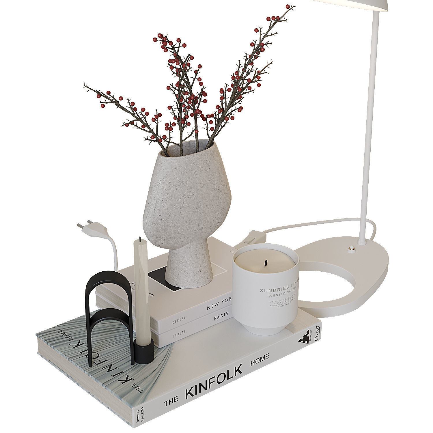 Decorative Set 19 3D model_1