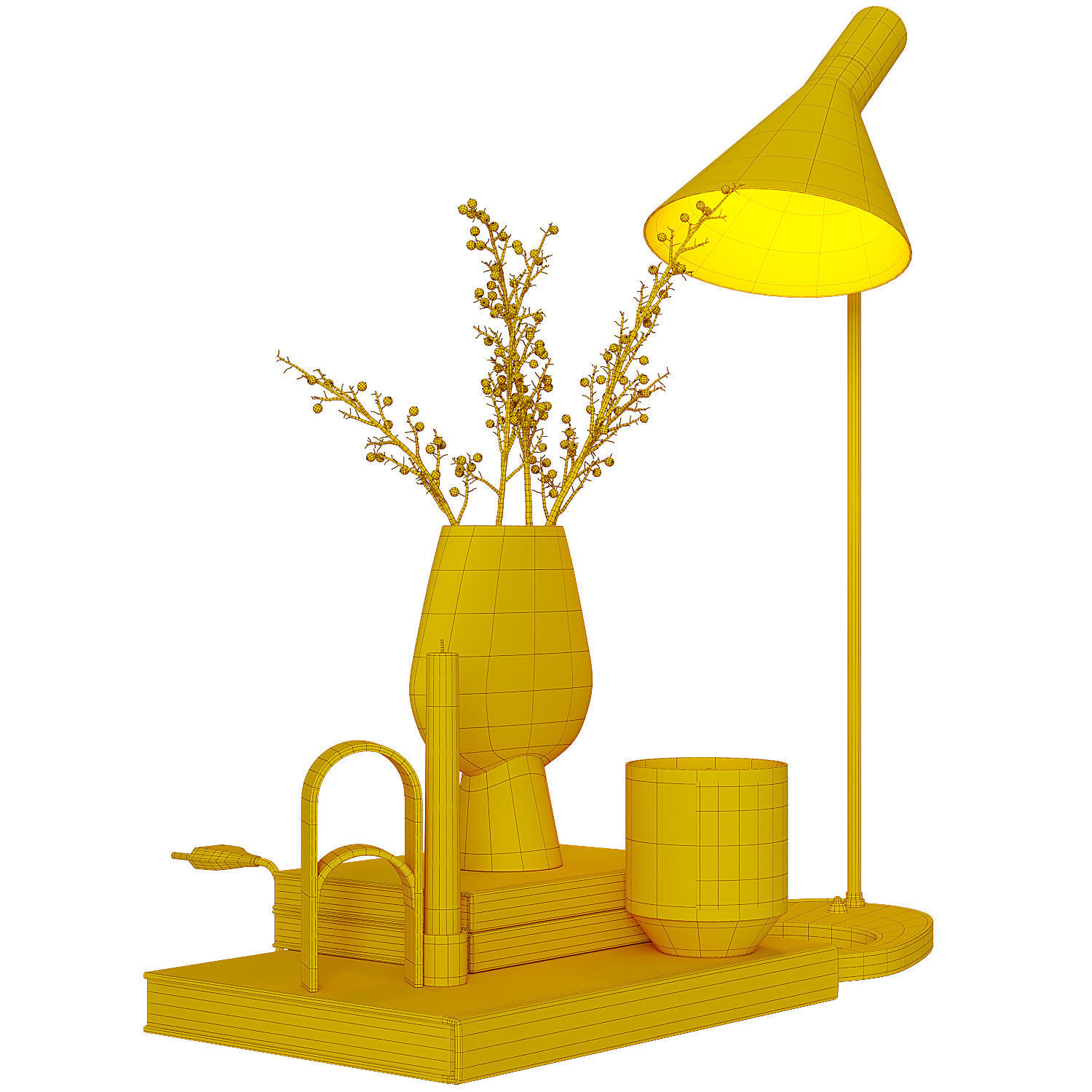 Decorative Set 19 3D model_8