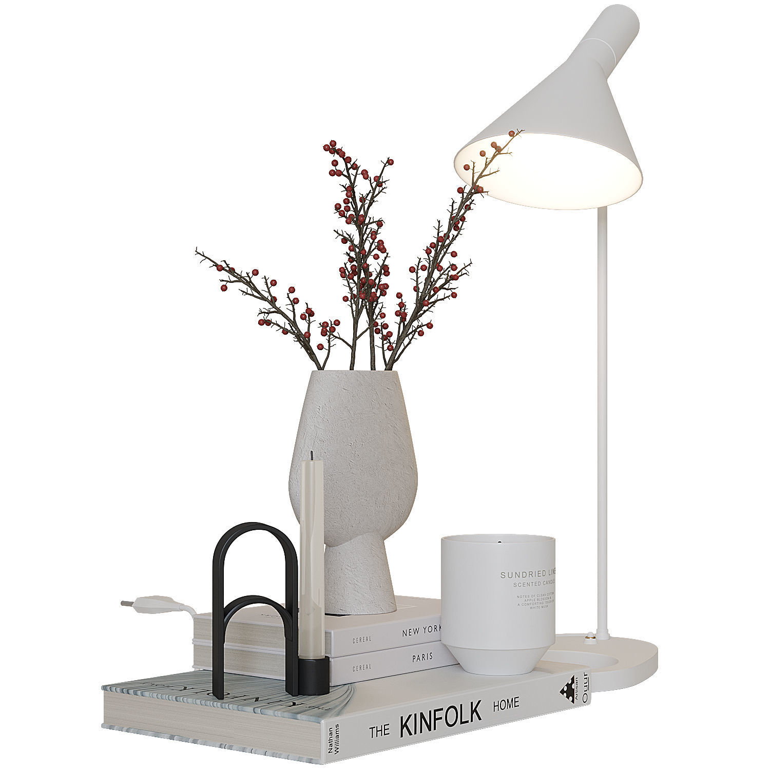 Decorative Set 19 3D model_2