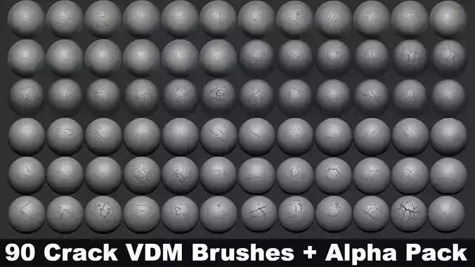 90 Crack VDM Brushes and Alpha Pack