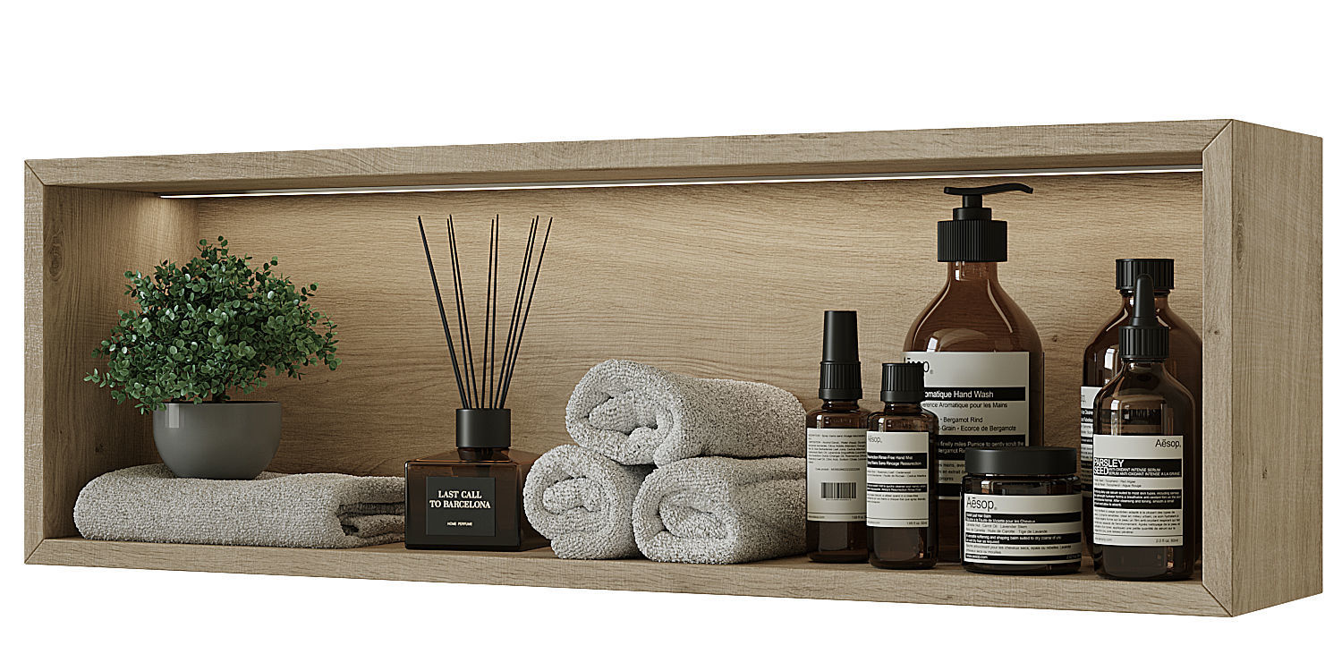 Shelf above the toilet 3 3D model_2