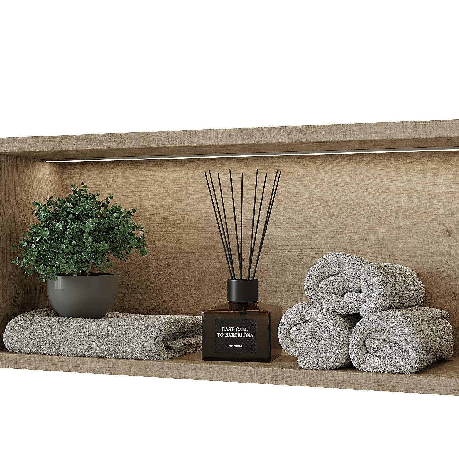 Shelf above the toilet 3 3D model_4