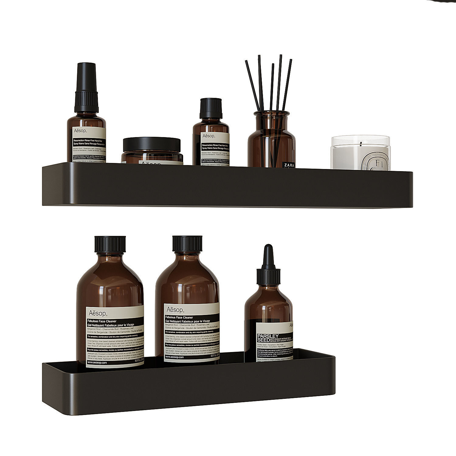 Decorative bathroom set 10 3D model_7