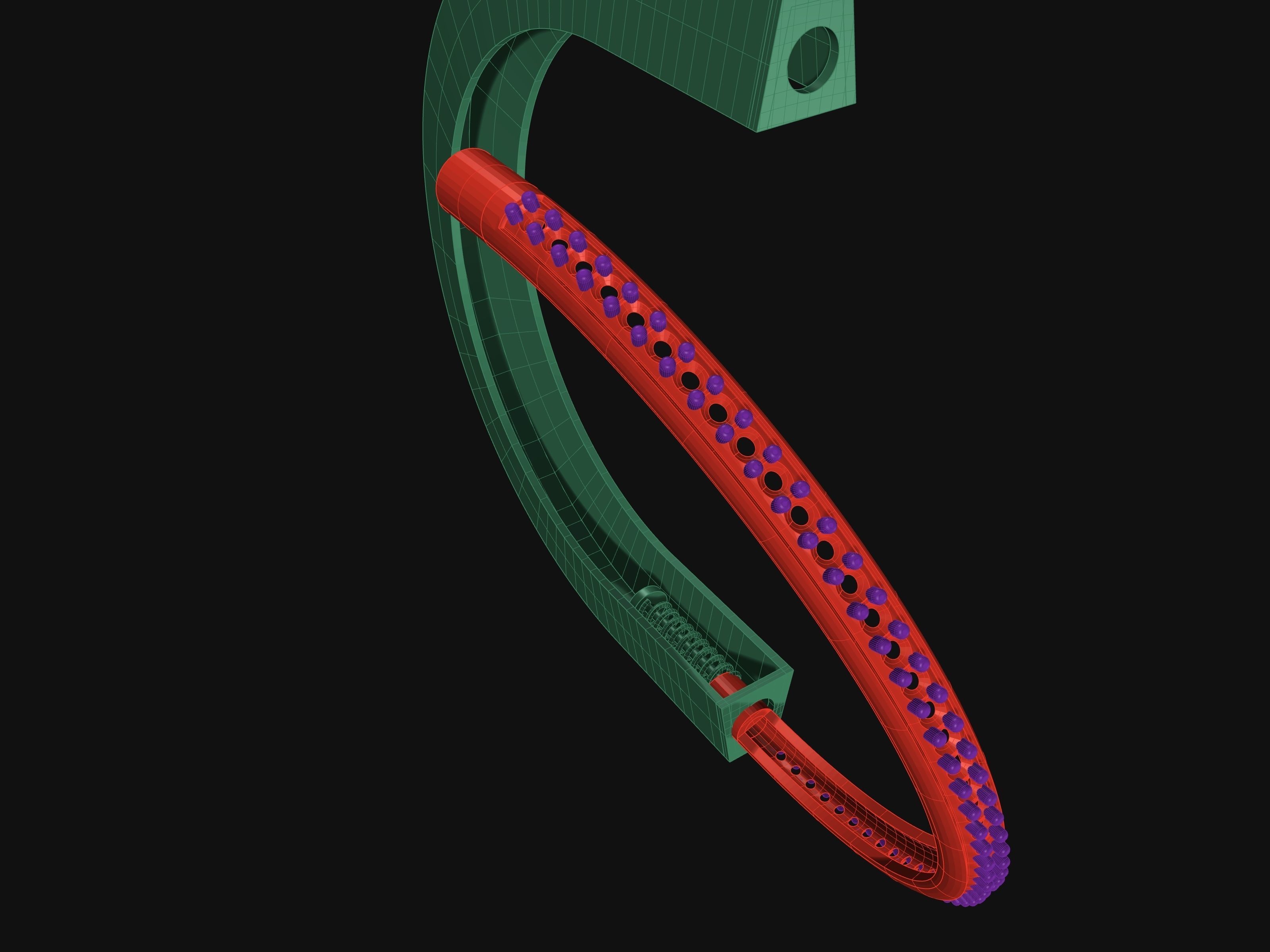 Bracelet Tiffany Lock Two Versions 3D print model_6