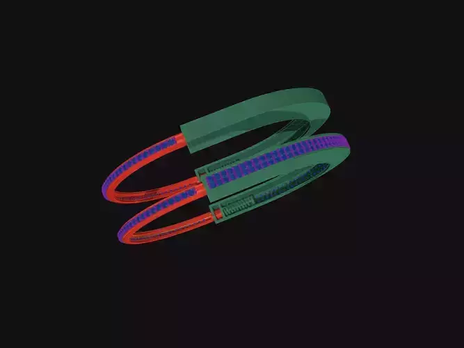 Bracelet Tiffany Lock Two Versions 3D print model Bracelet Tiffany Lock Two Versions 3D print model