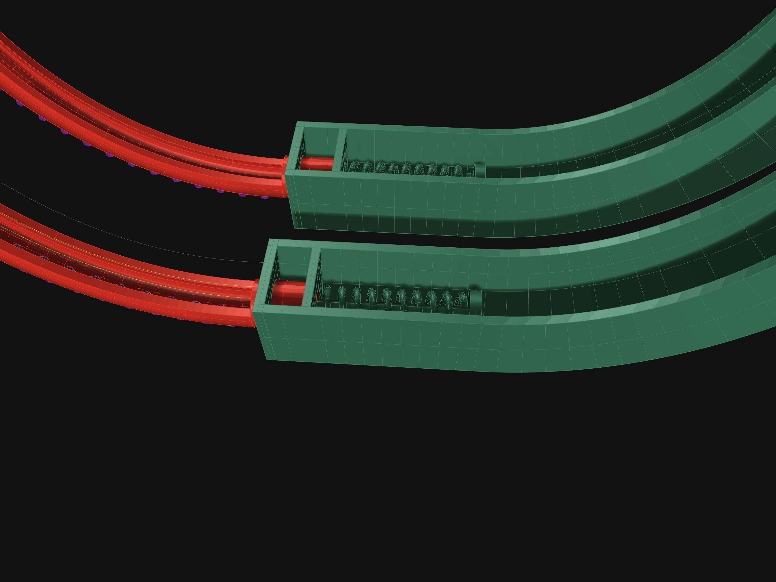 Bracelet Tiffany Lock Two Versions 3D print model_3