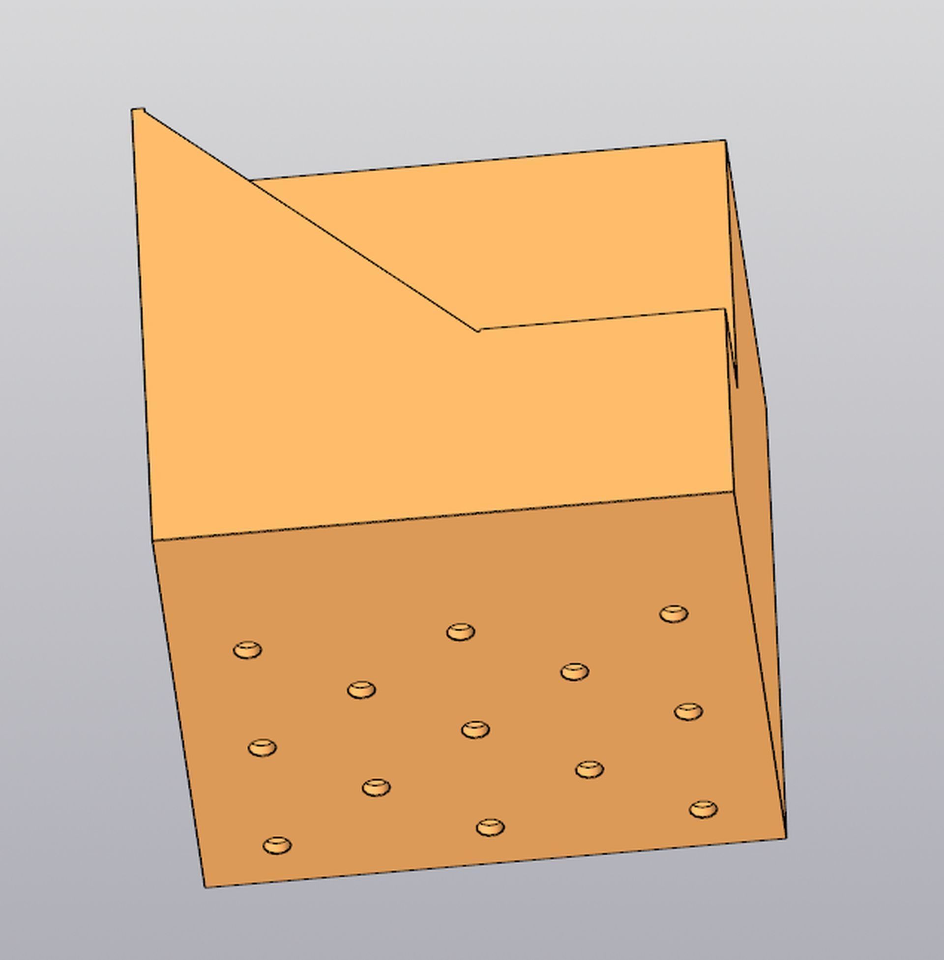 Planter Penholder Box 3D print model_7