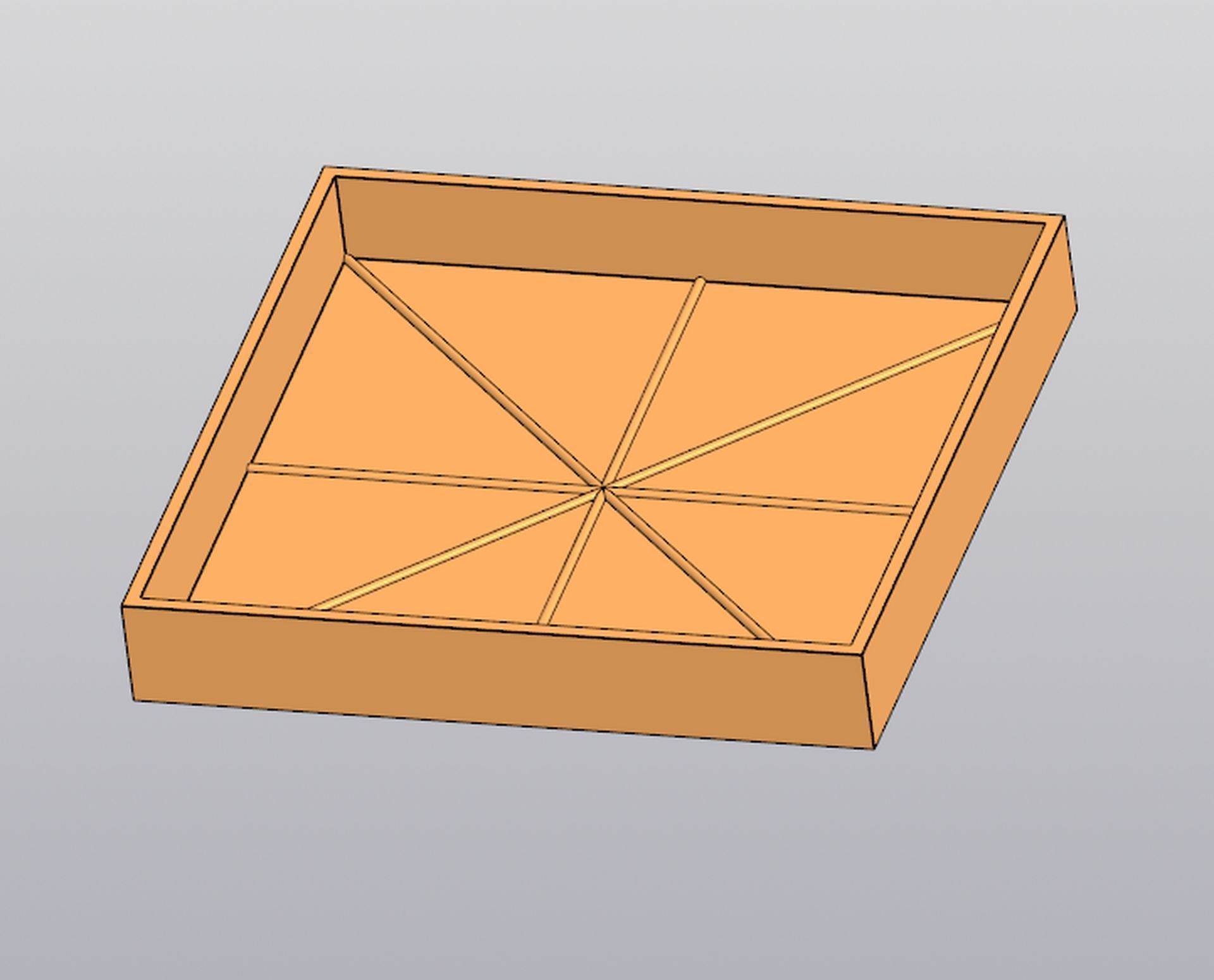 Planter Penholder Box 3D print model_9