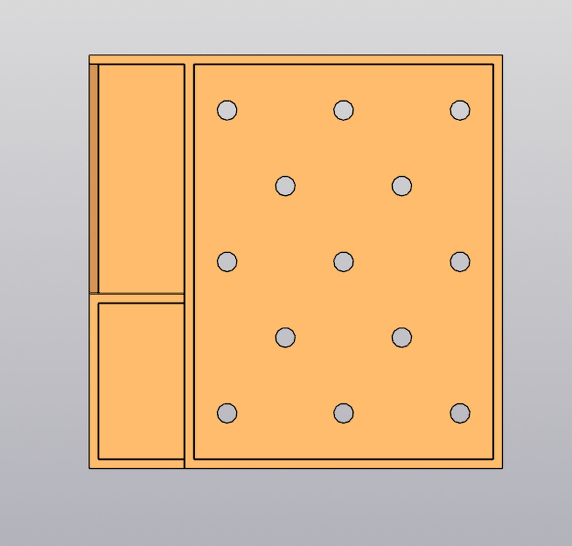 Planter Penholder Box 3D print model_4