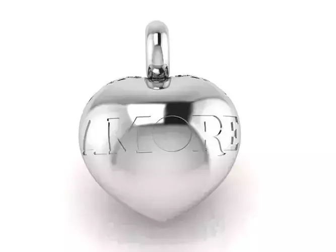Amore pendant 2407 3D print model