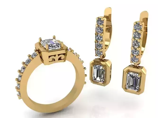 Round diamond collection 2411 3D print model