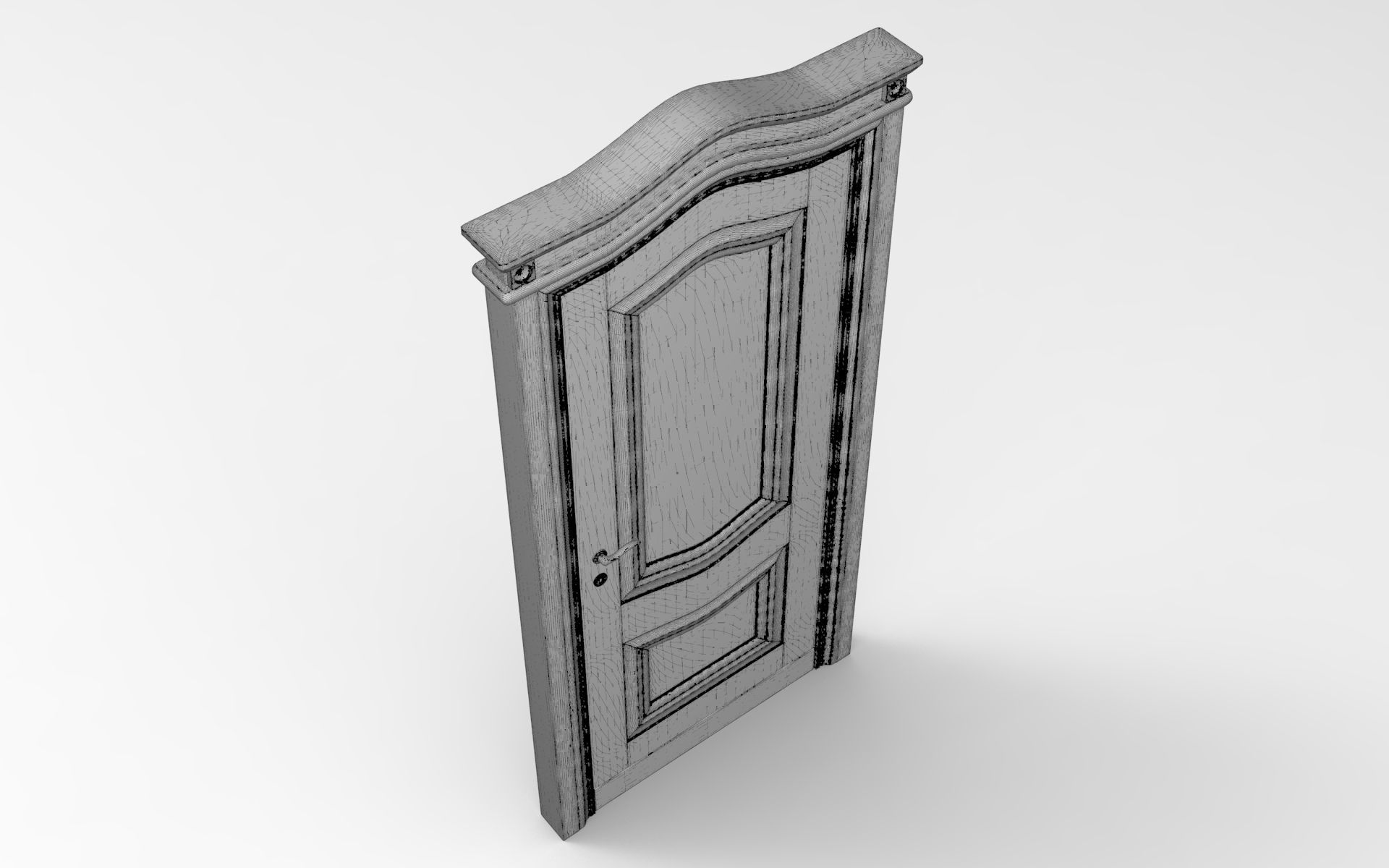 Hinged Door 3D model_6