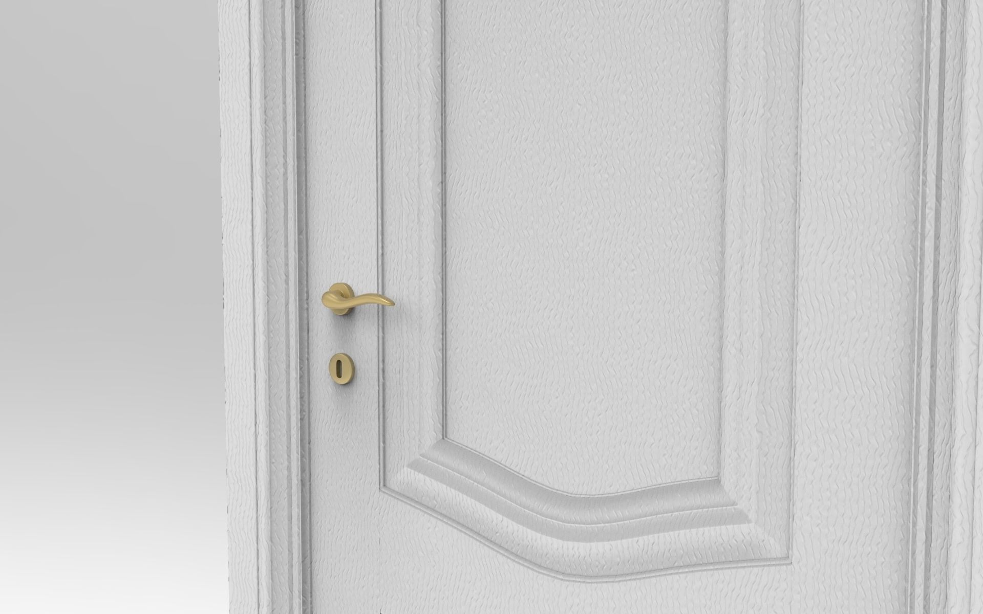 Hinged Door 3D model_3