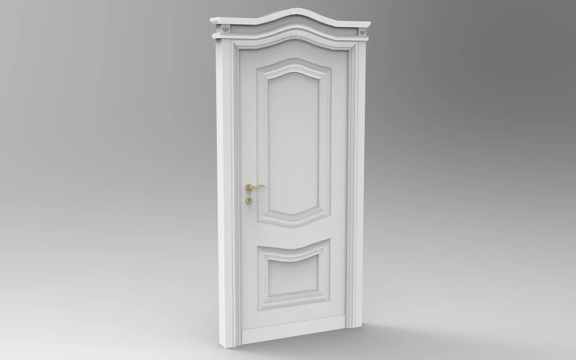 Hinged Door 3D model_0