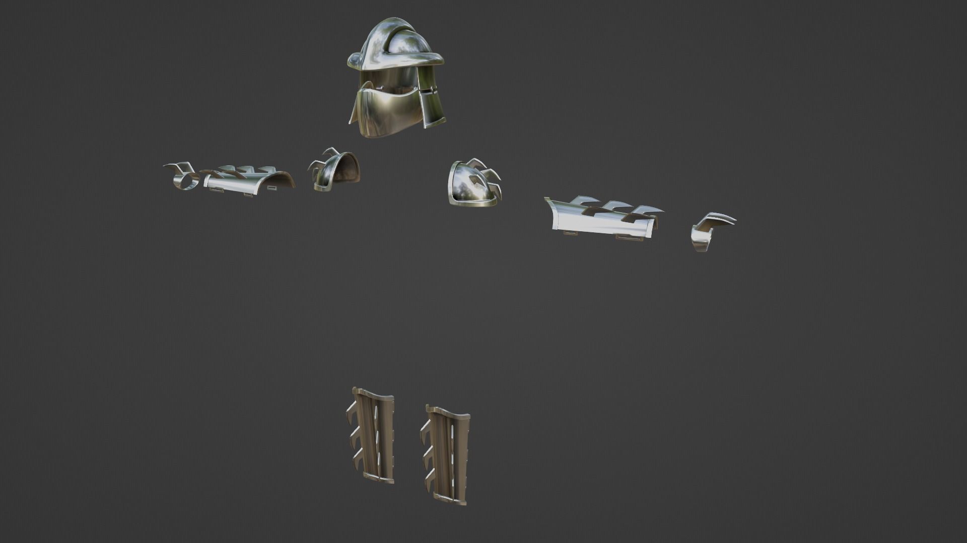 Full Shredder Armour For 3D Print 3D print model_19