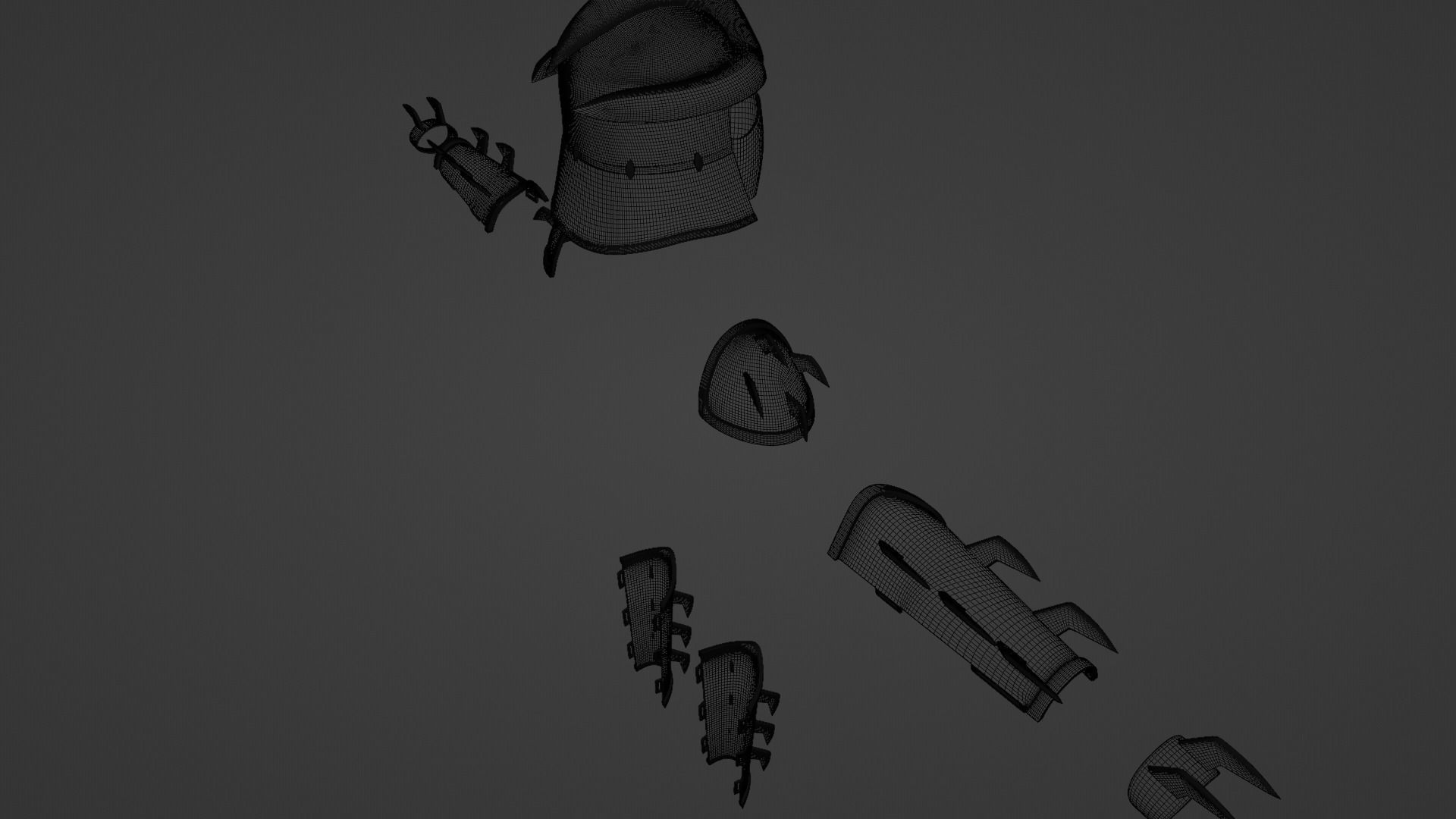 Full Shredder Armour For 3D Print 3D print model_24