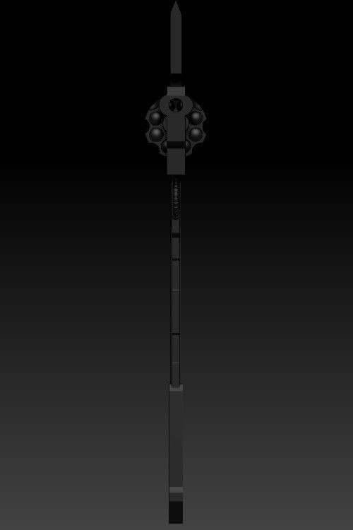 Rovolver Gunax from Gundam Iron-Blooded Orphans - MSV  3D print model_3