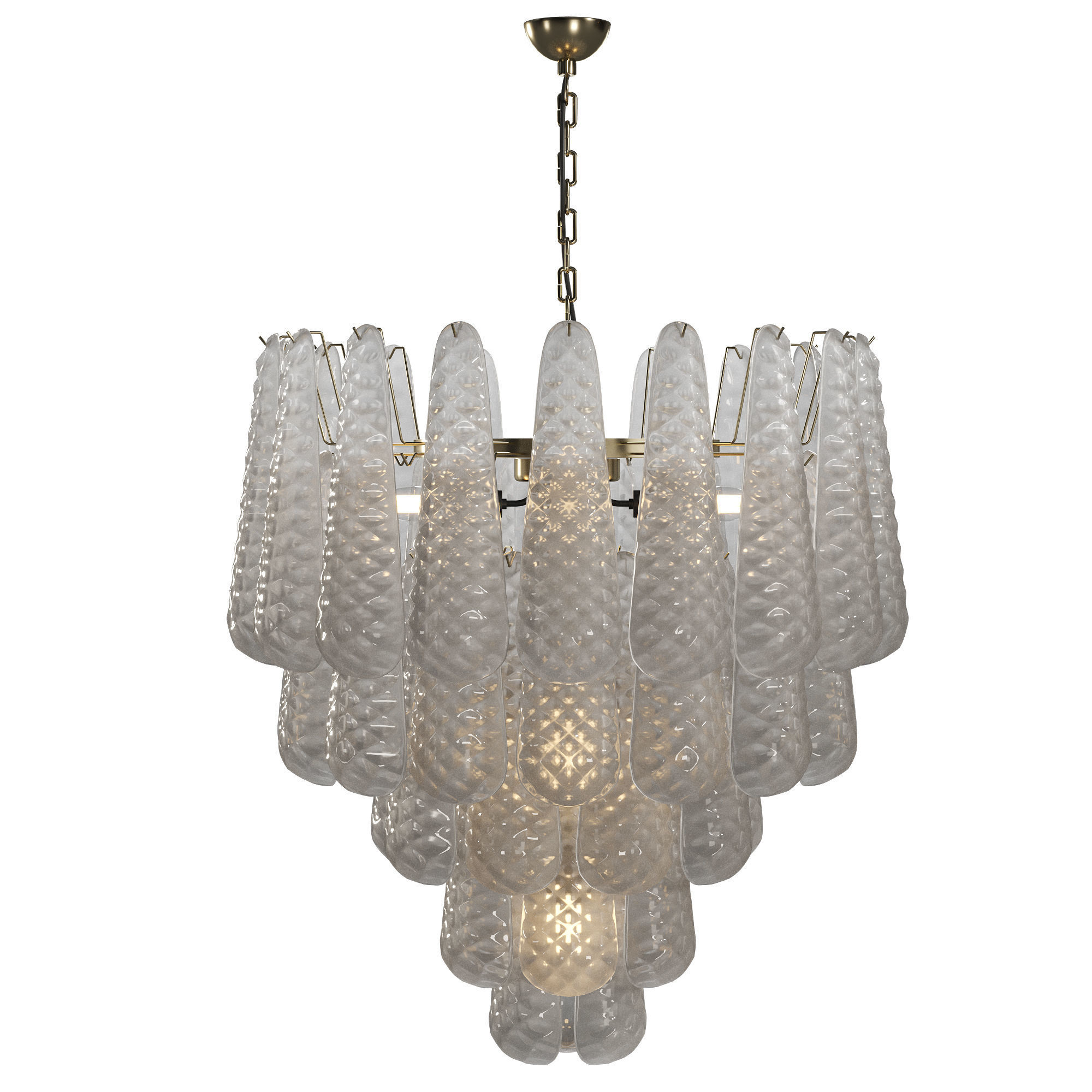 Murano Glass Chandelier 3D model_2