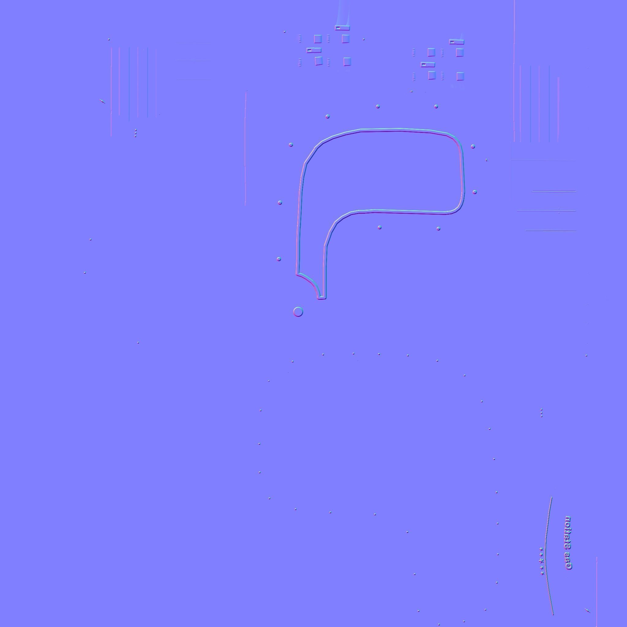 SciFi Gas Station A04 Orange - Sci Fi Exterior Design Low-poly 3D model_26