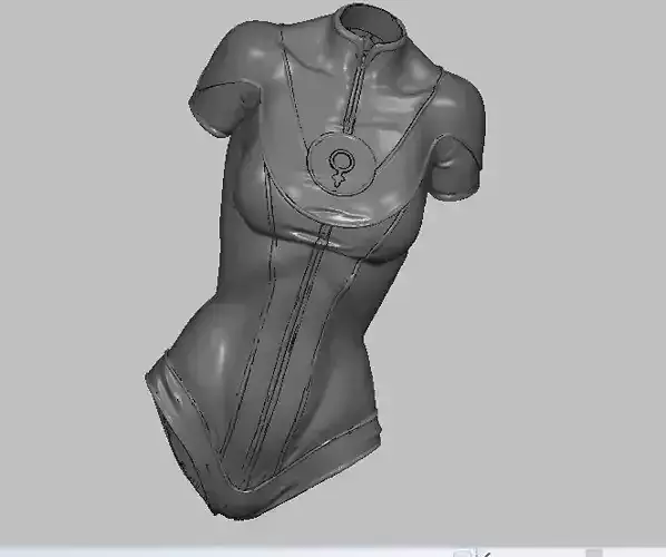 Bust file 3D print model