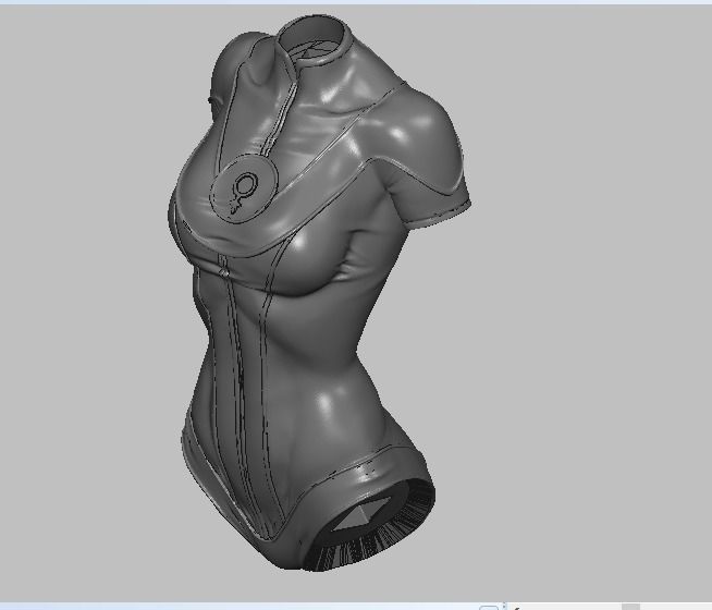 Bust file 3D print model_1