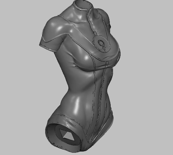 Bust file 3D print model_3