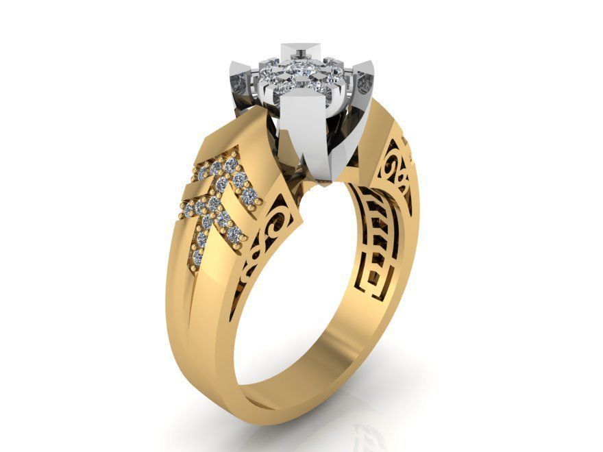 Bright diamond set 2419 3D print model 3D print model_5