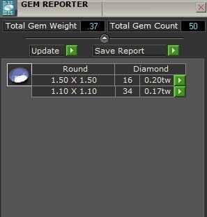 Bright diamond set 2419 3D print model 3D print model_4