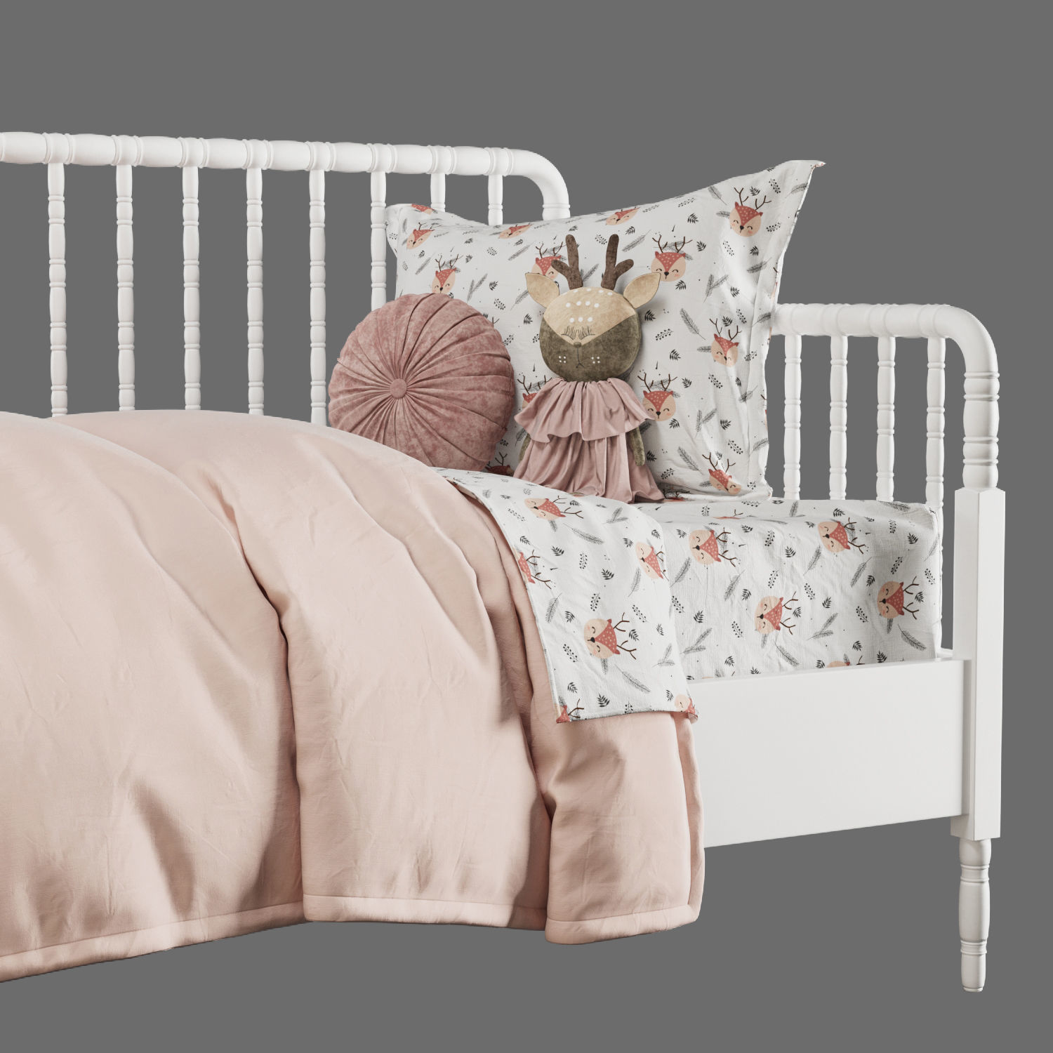 Pottery Barn Elsie Daybed 3D model CGTrader