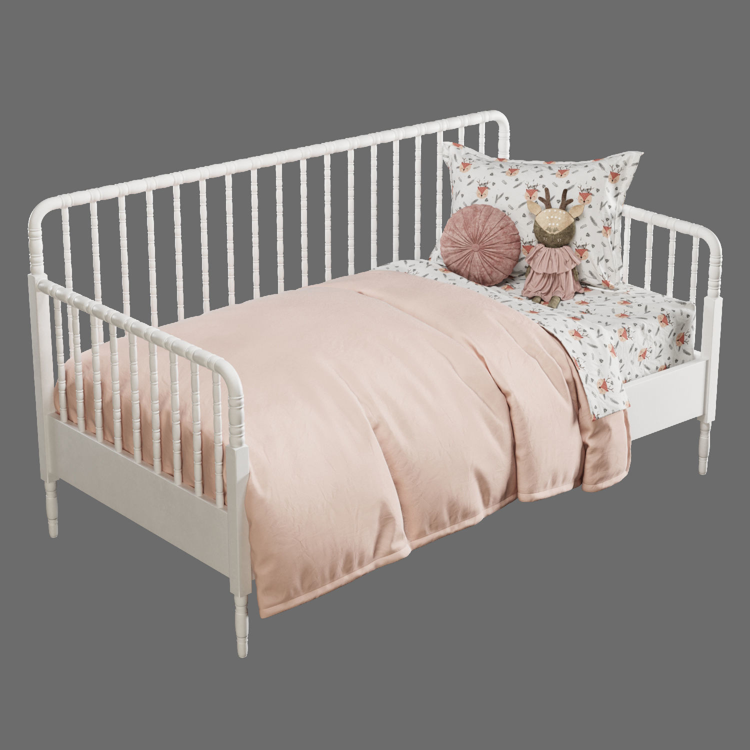 Pottery Barn Elsie Daybed 3D model CGTrader