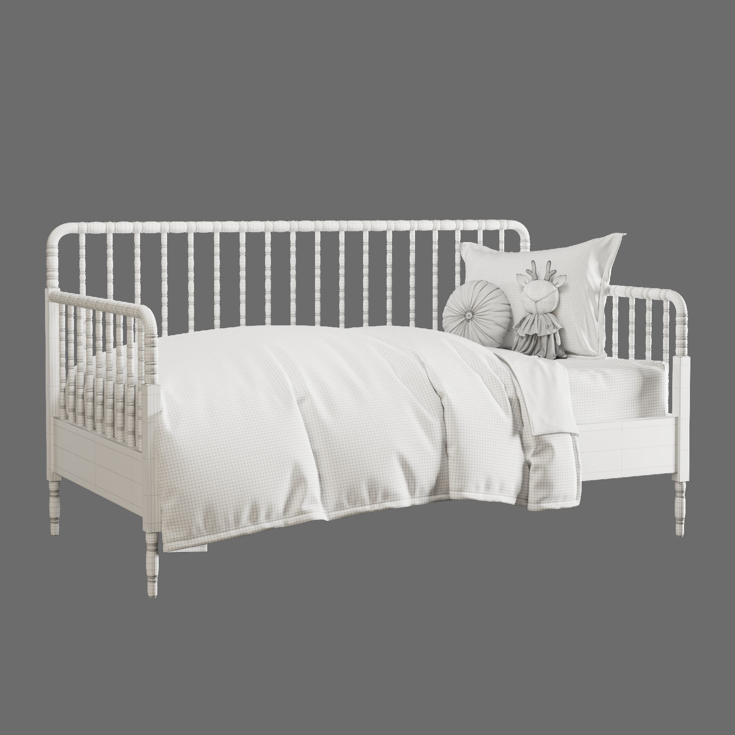 Pottery Barn Elsie Daybed 3D model CGTrader