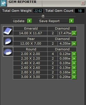 Chandelier Emerald Earring 2430 3D print model 3D print model_8