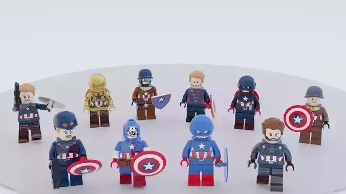 Lego Captain America pack