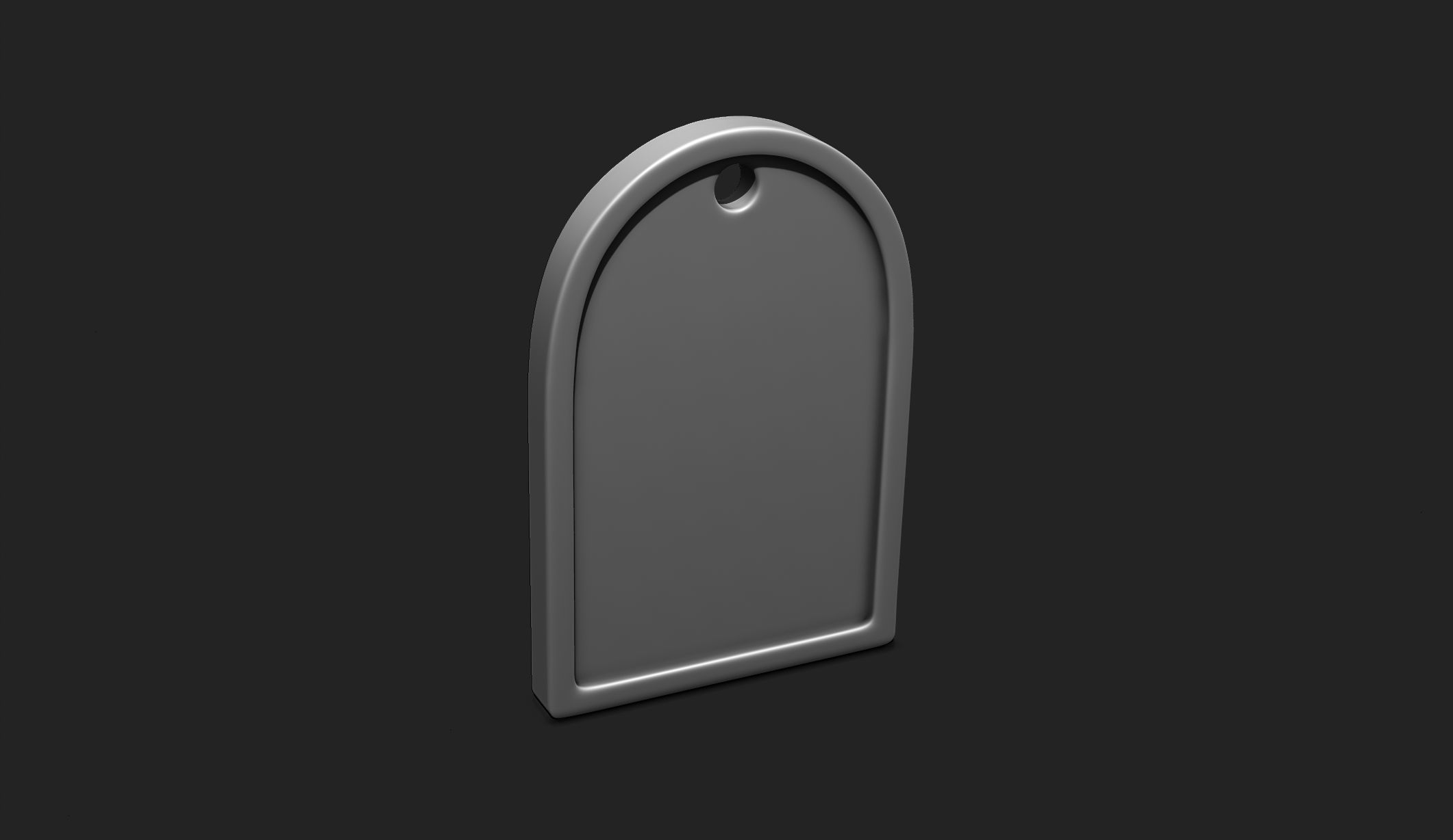 3D Shape Pendant - Plate - Plaque - Decor - Jewelry 01 3D print model_7