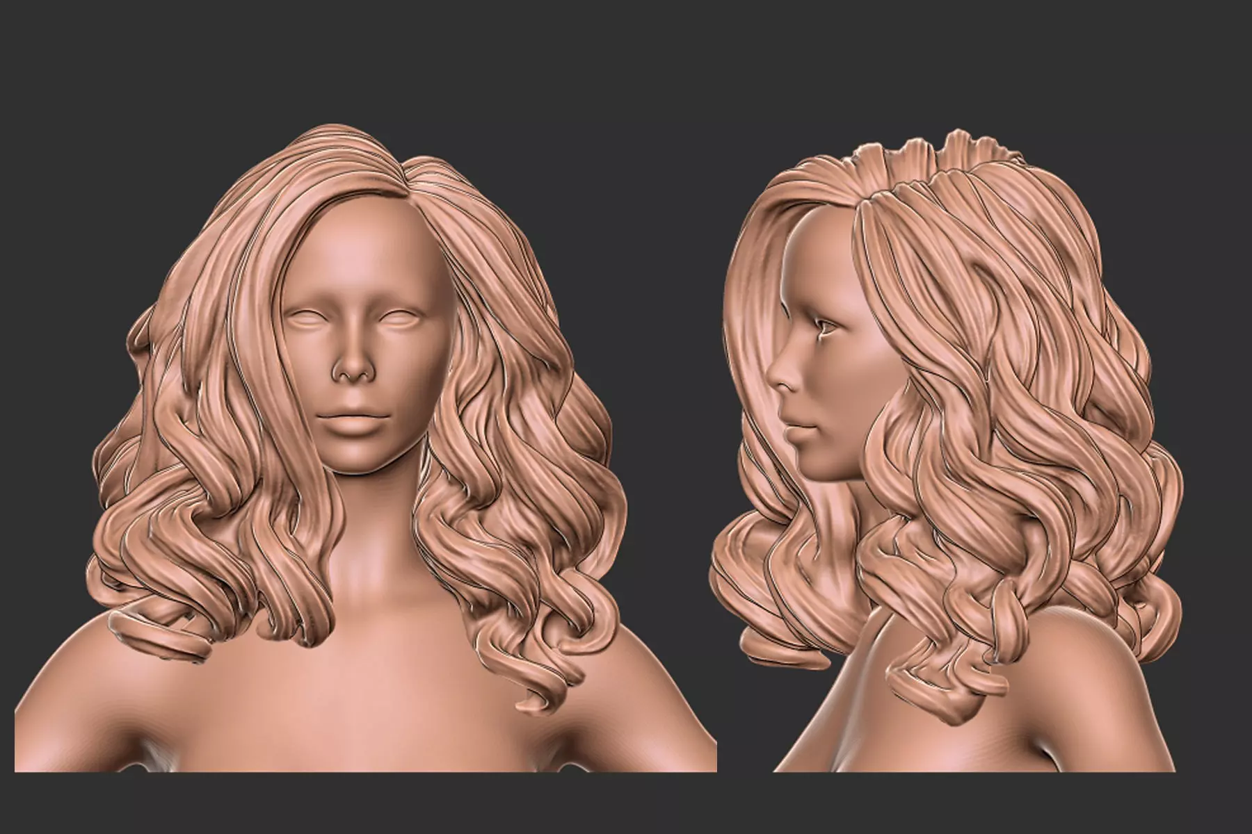 hair 39 3D print model