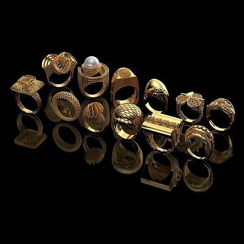 FUSION COLLECTION RING  3D print model