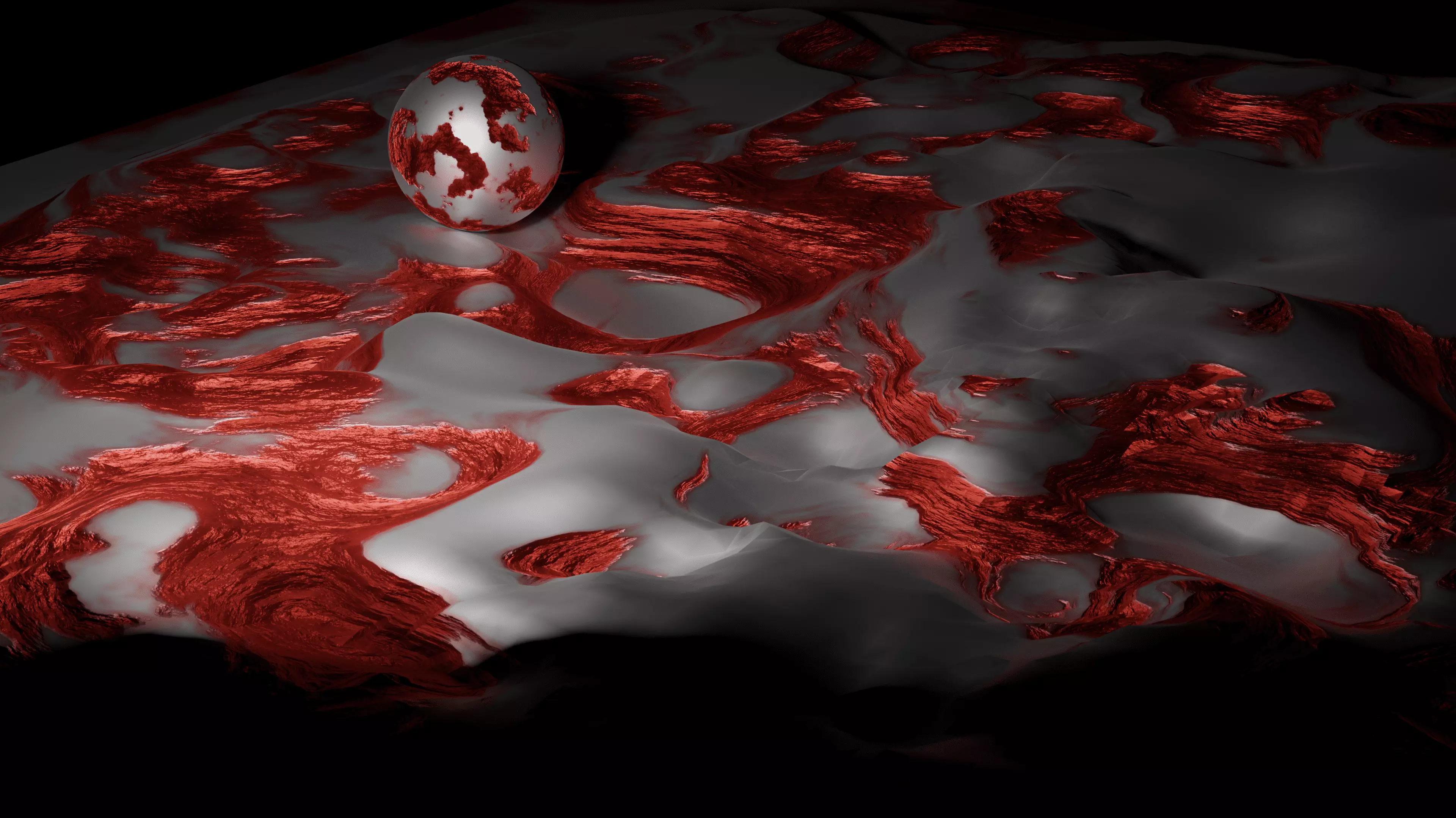 Rust Sphere 3D Model - Rust Material 3D model_0