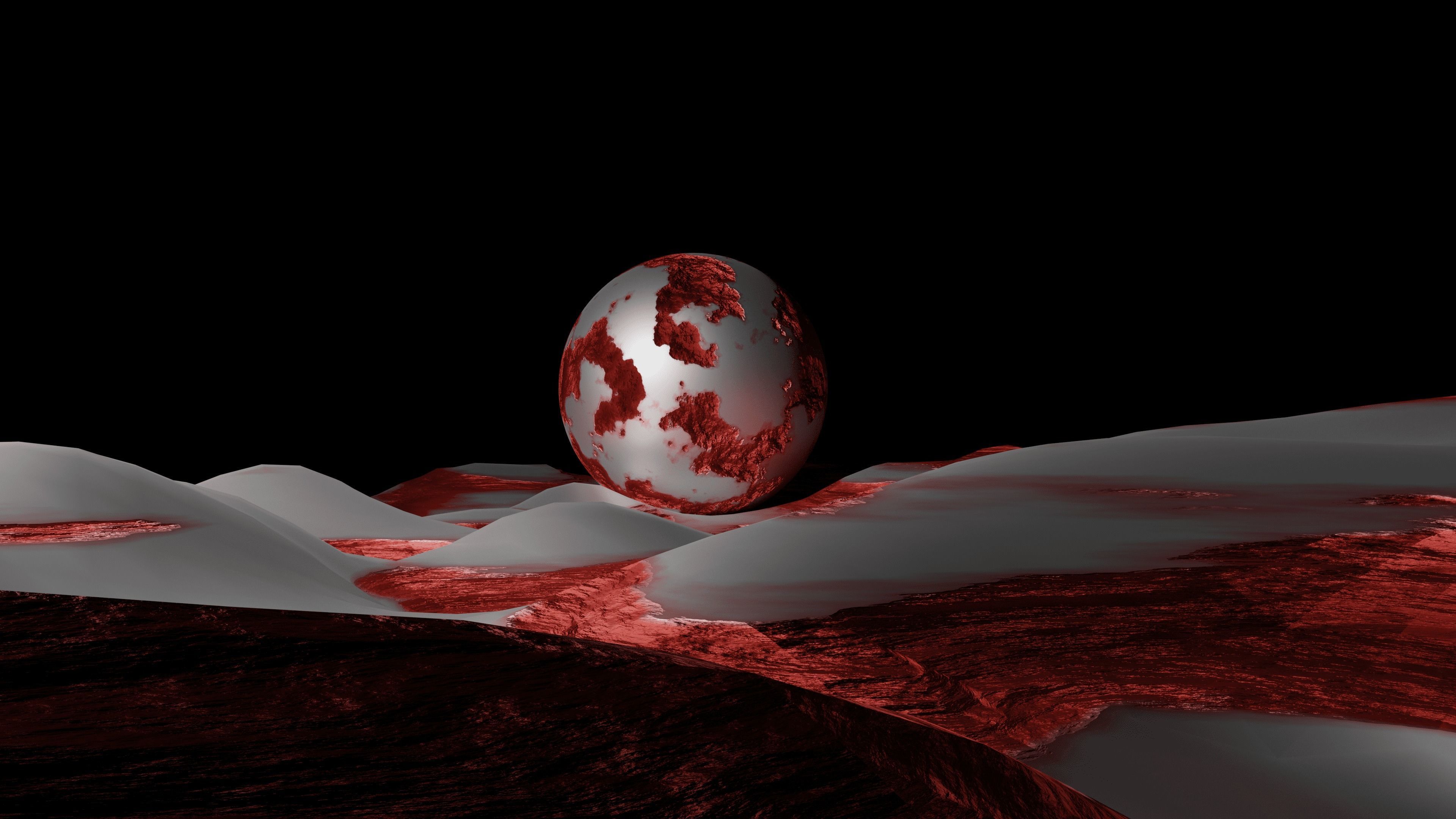 Rust Sphere 3D Model - Rust Material 3D model_2