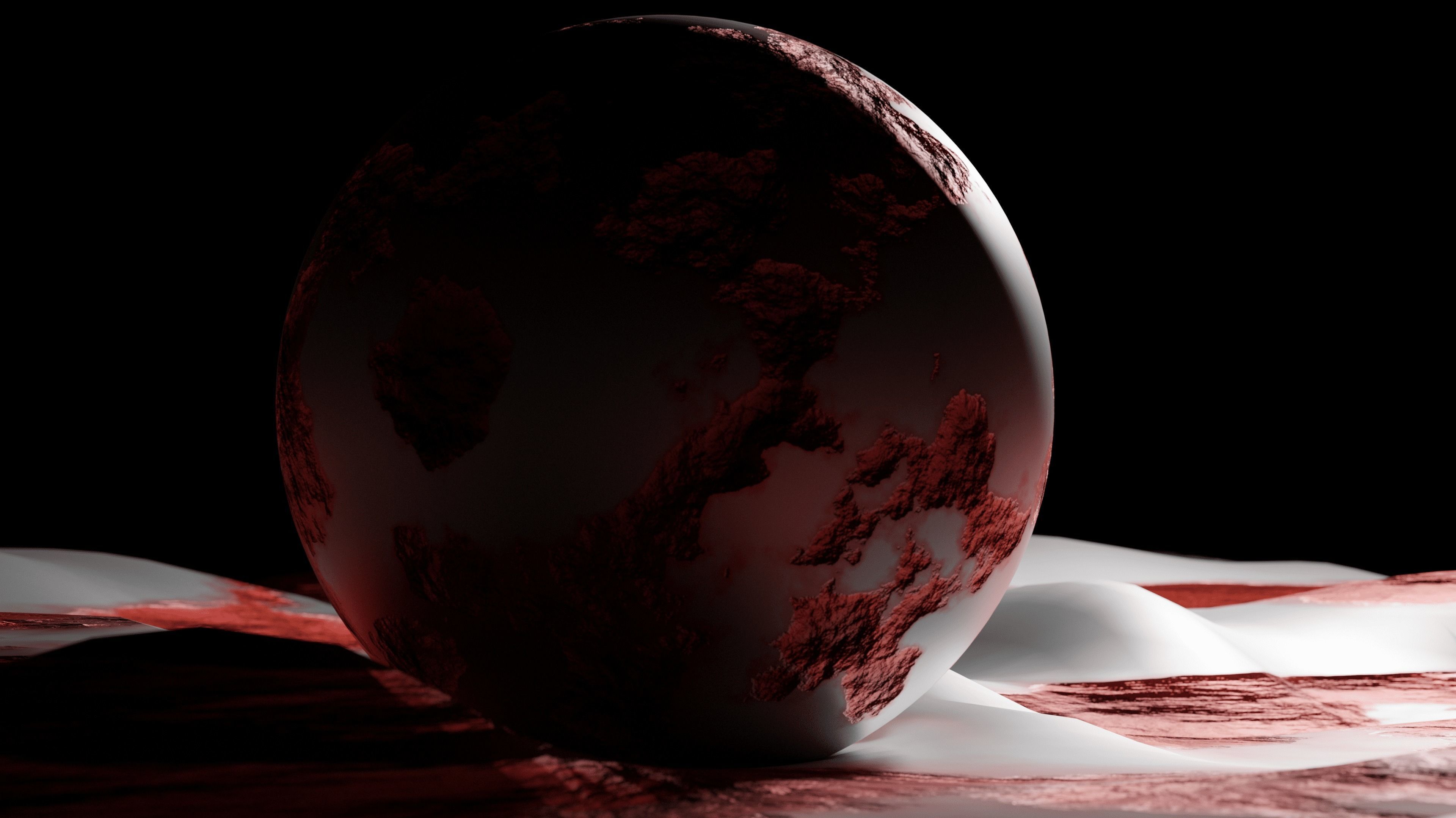 Rust Sphere 3D Model - Rust Material 3D model_1