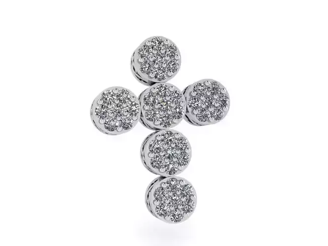 Nice cross pendant 2435 3D print model 