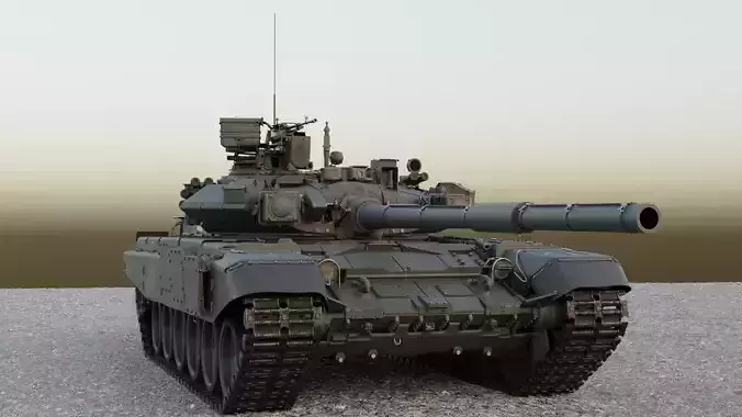 Tank T-90A 3D model