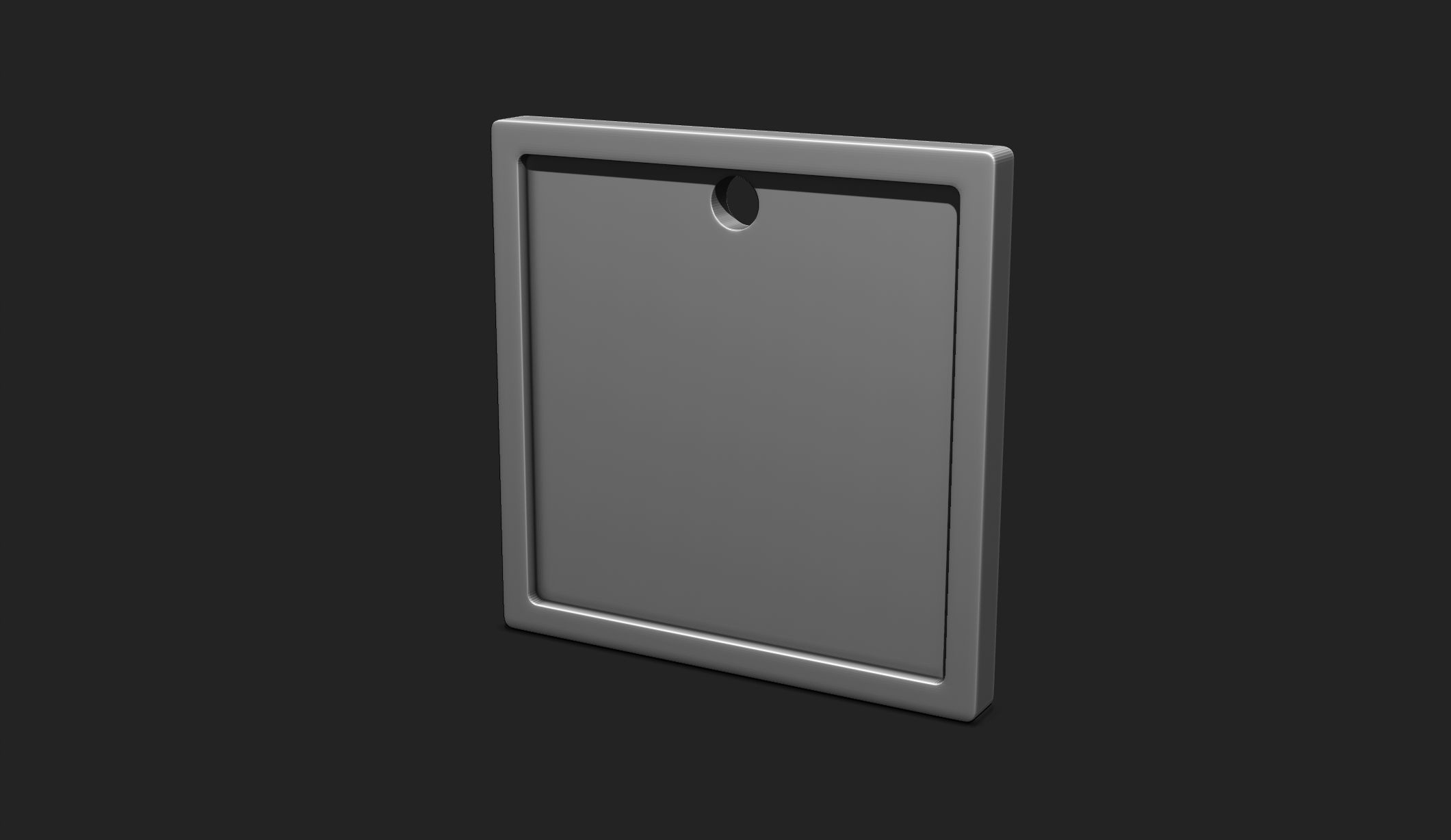 3D Shape Pendant - Plate - Plaque - Decor - Jewelry 02 3D print model_7