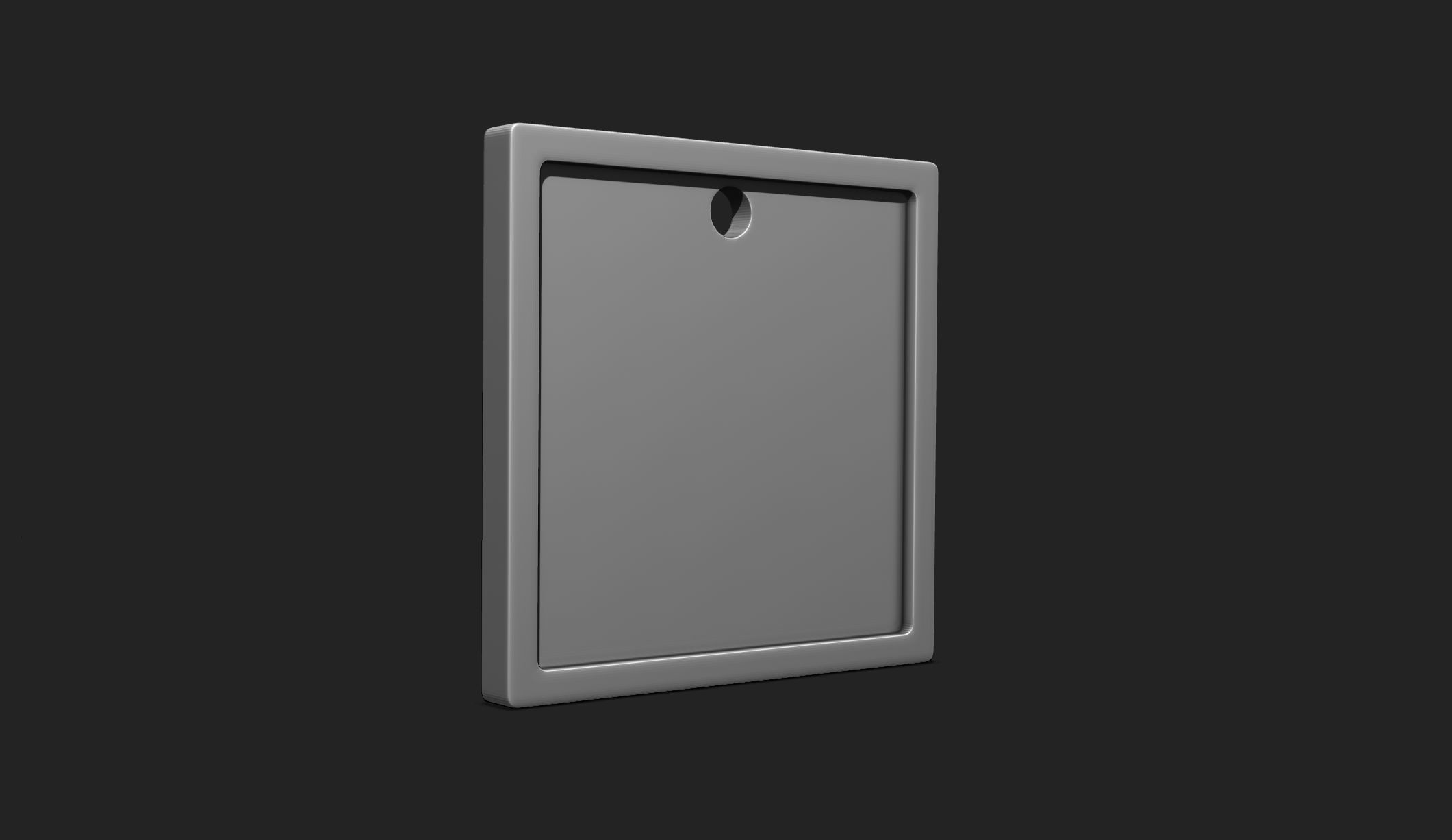 3D Shape Pendant - Plate - Plaque - Decor - Jewelry 02 3D print model_3