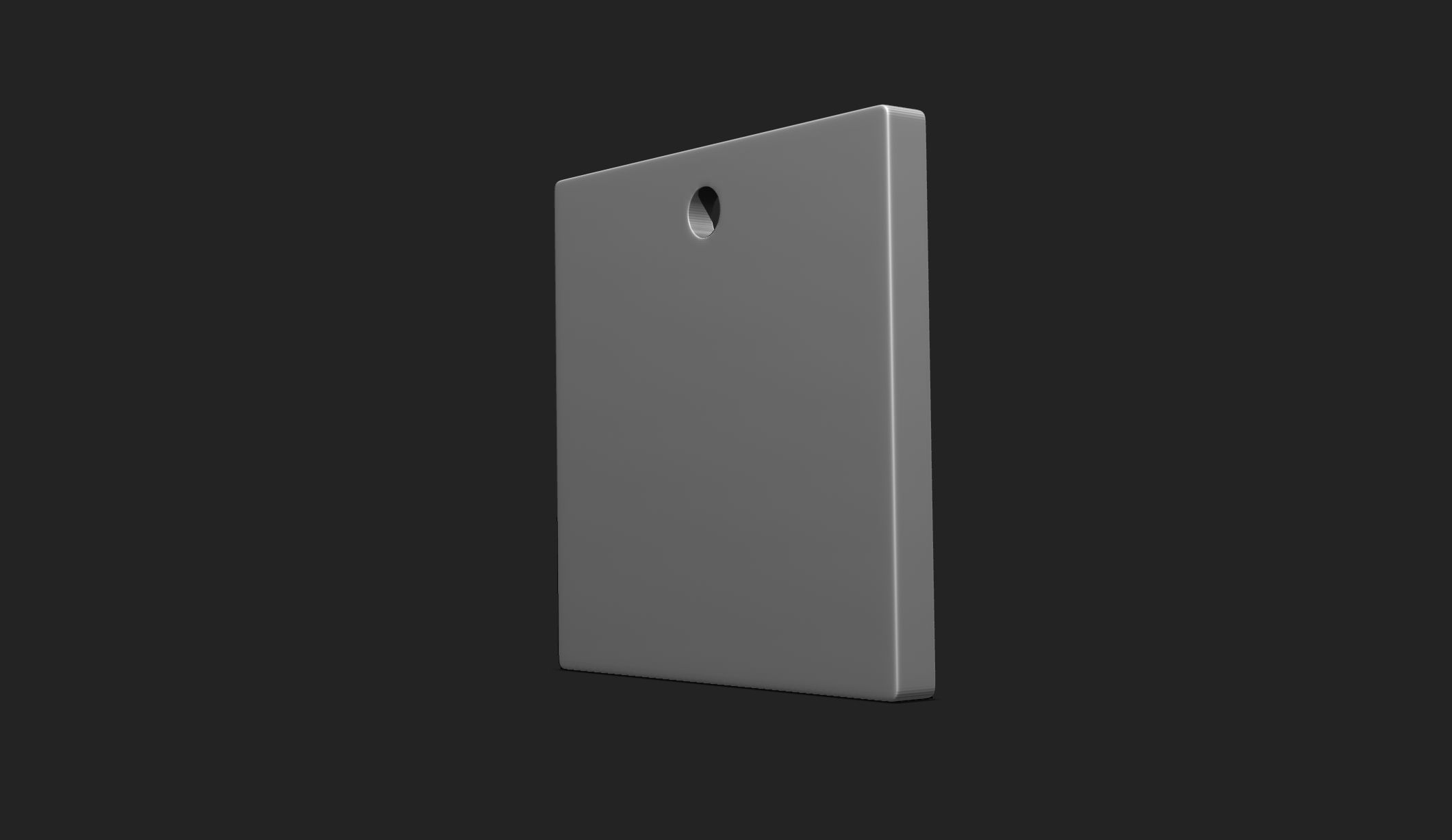 3D Shape Pendant - Plate - Plaque - Decor - Jewelry 02 3D print model_5