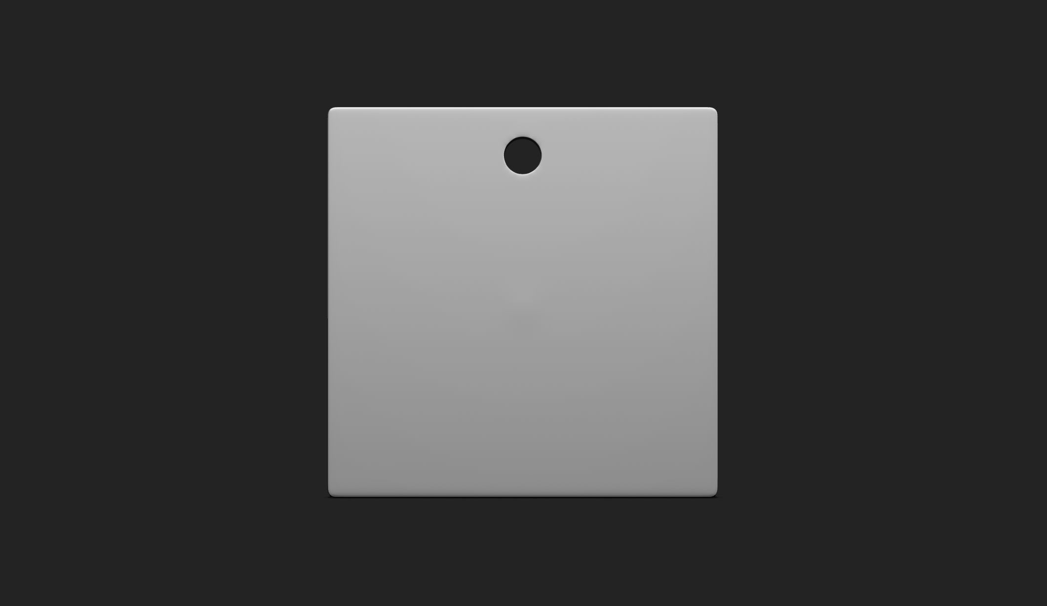 3D Shape Pendant - Plate - Plaque - Decor - Jewelry 02 3D print model_6