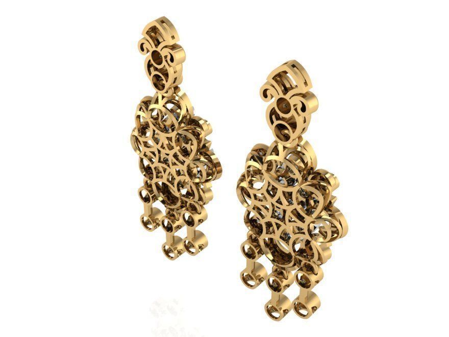 Half Bezel Setting Diamond collection 2439 3D print model 3D print model_10