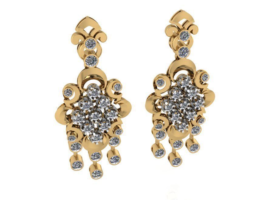 Half Bezel Setting Diamond collection 2439 3D print model 3D print model_8