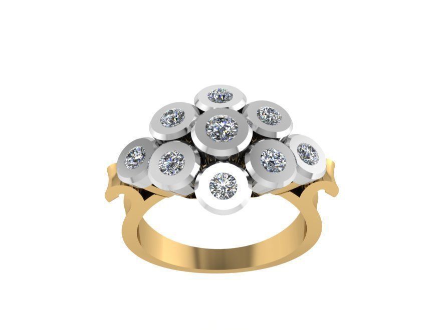 Triangle diamond collection 2440 3D print model 3D print model_6