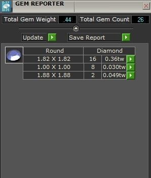 Triangle diamond collection 2440 3D print model 3D print model_4